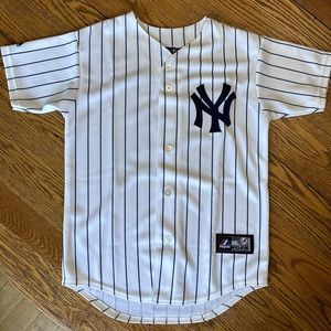 Custom New York Yankees Ashton youth jersey, medium.